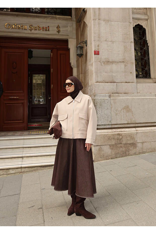 7670 BOMBER CEKET BEJ - 2