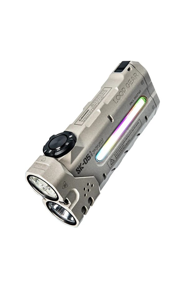 مصباح يدوي LED مسطح متعدد الوظائف من LOOP، 4360 لومن، قابل لإعادة الشحن، مع مغناطيس
