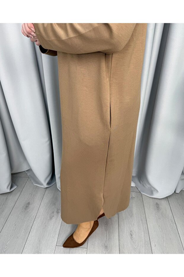 Natali Basic Dress Brown - 3