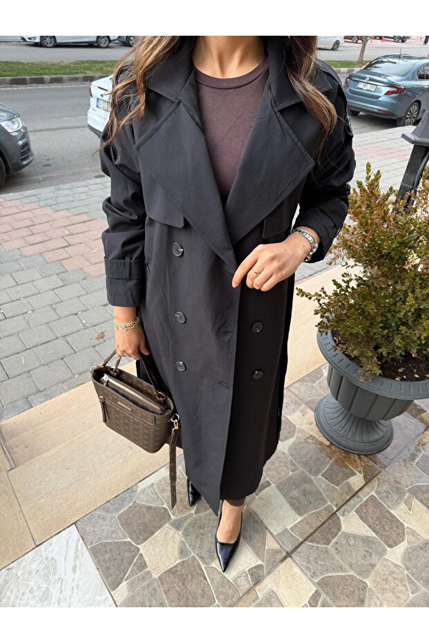SİYAH TRENÇKOT - 2