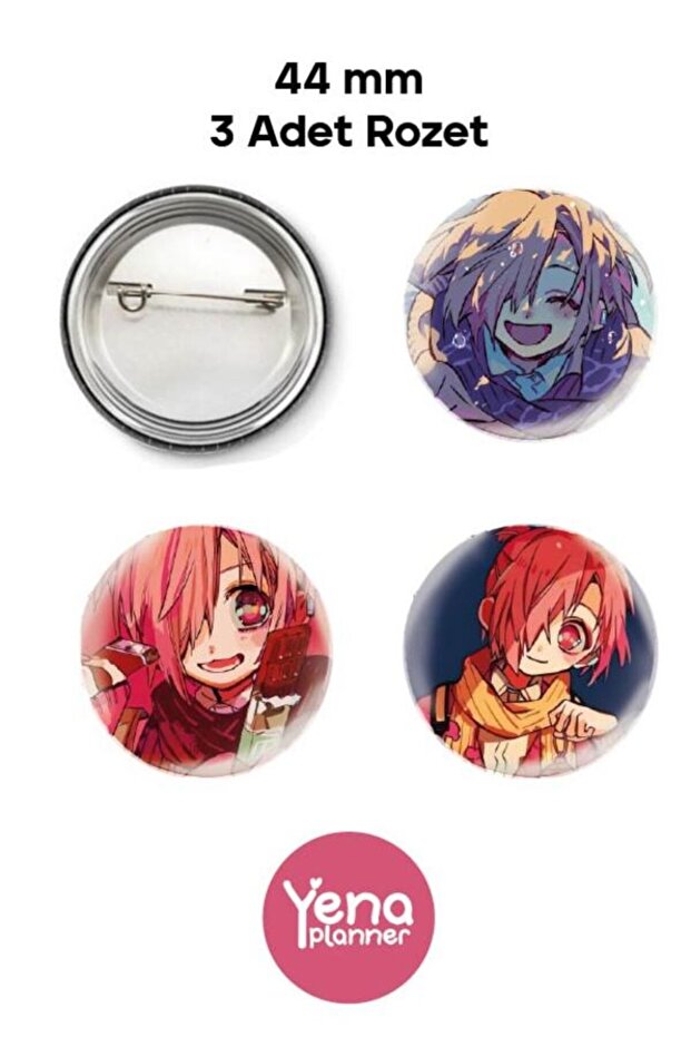 Toilet Bound Hanako-Kun Bag Ornament Set / Badge Set