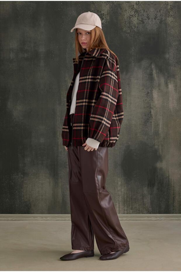 Kaşe Bomber Coat - 4