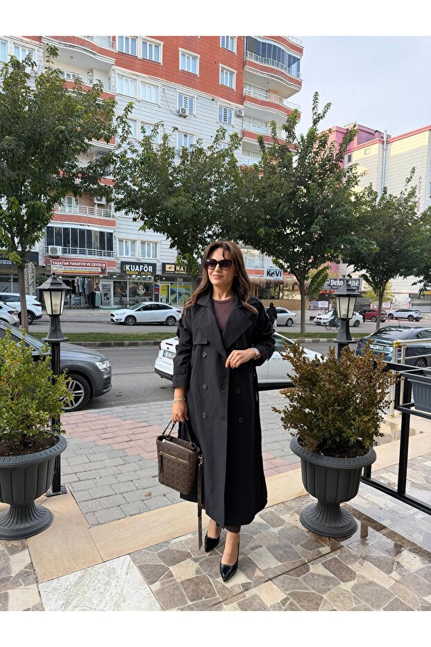 SİYAH TRENÇKOT - 3
