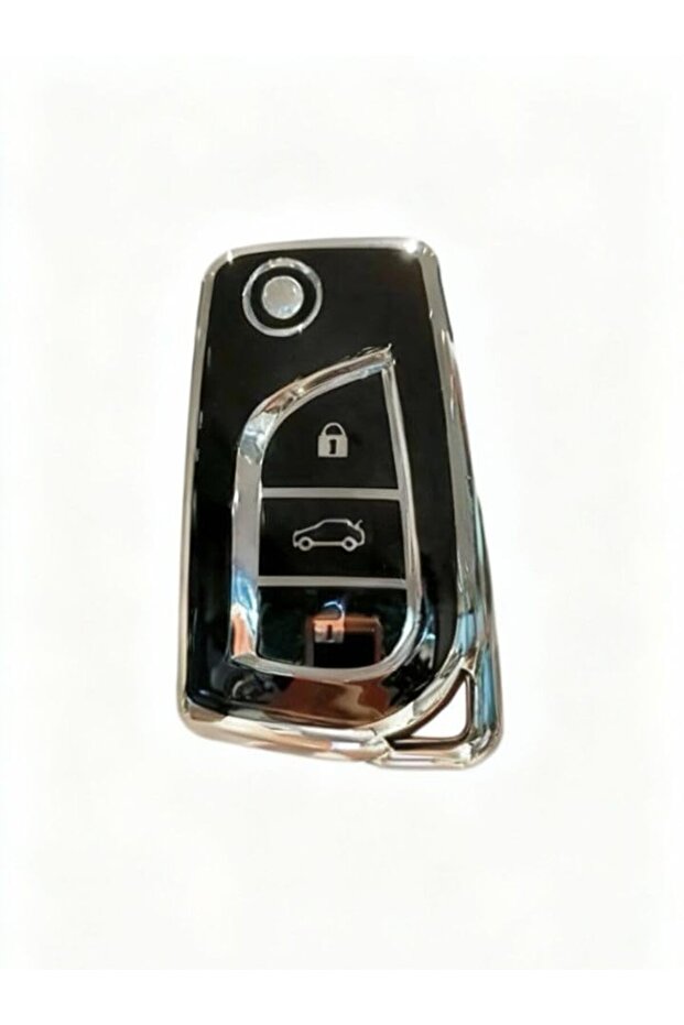 Toyota Corolla Auris Key Case Black Silver Nano