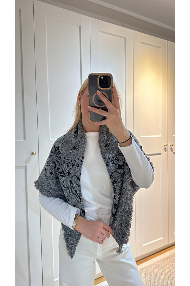 DESENLİ TRİKO ŞAL - 3