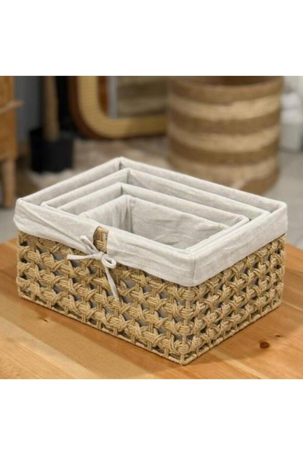 سلال تخزين لون بيج Storage Baskets Beige - 1