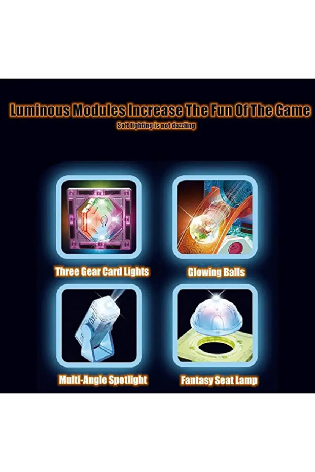 Joc Constructii Magnetice cu Circuit 252 Bile STEM - 4