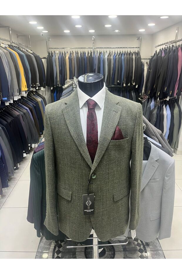 سترة شتوية رجالية من الصوف - 6