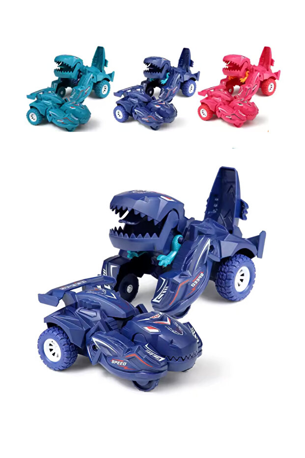 Dinazora Dönüşen Robot Araba - ( 1 Adet ) - 4