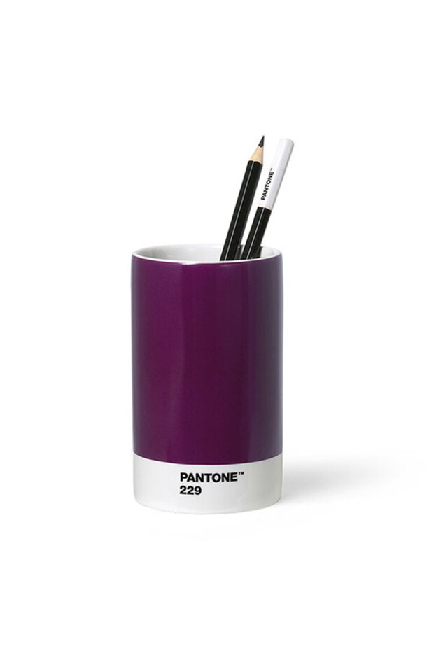 Modern Desk Pencil Cup – Aubergine