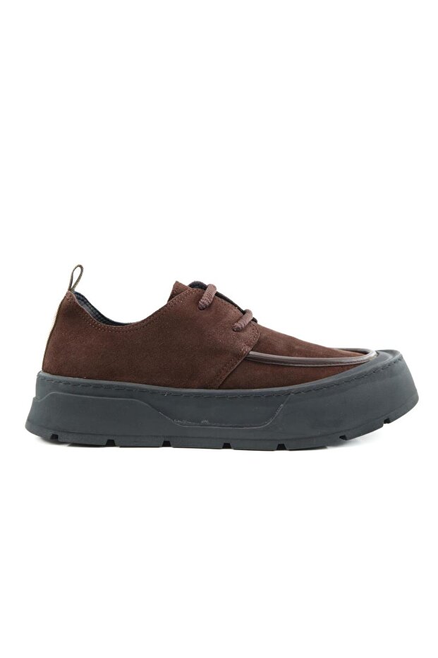 22098 Genuine Leather Brown Men's Casual Shoes