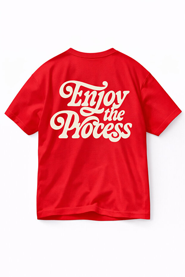 T-Shirt (Unisex) Enjoy Printed Oversized 100% Cotton T-Shirt