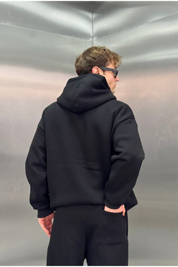 Basic Premium Zip Hoodie Oversize - 6