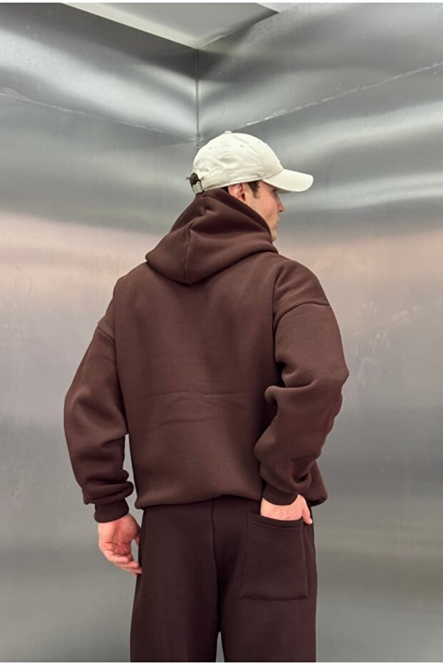 Basic Premium Zip Hoodie Oversize - 6