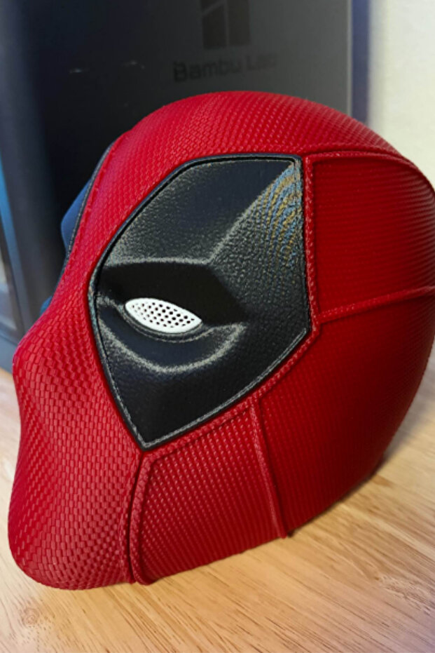 Deadpool Maske – 3D Baskı - 8