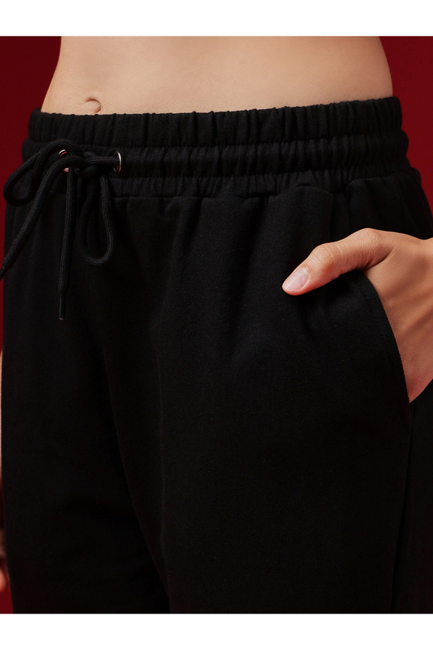 بيجامة قطنية تيري صلبة - 6