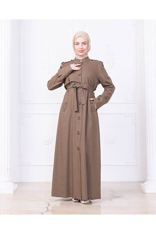 Keten Apoletli Pardesü - 1