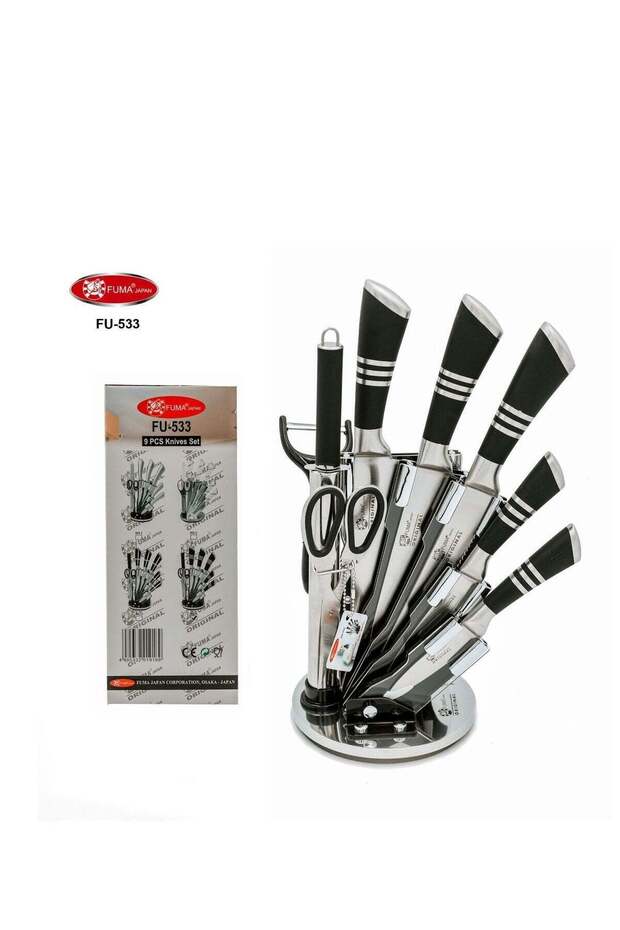 طقم سكاكين مكون من 9 قطع - 1