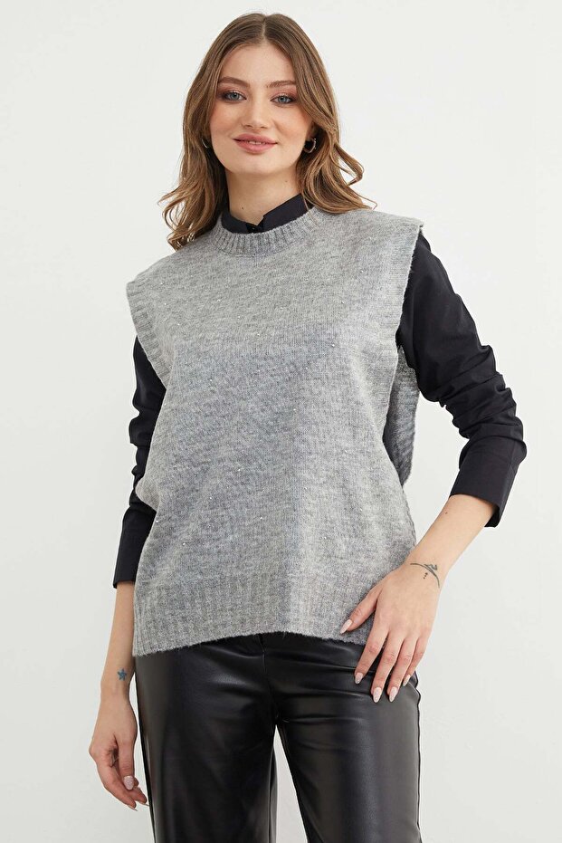 Stoned Crew Neck Knitwear Sweater