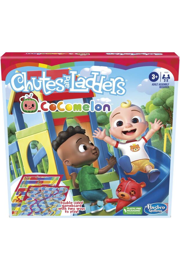 Chutes and Ladders: CoComelon Edition Board Game for Kids Ages 3 and Up, 2-4 Players
