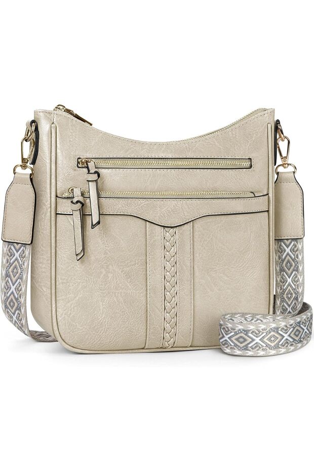 Crossbody Bags for Women, Trendy Crossbody Purses Soft Leather Shoulder Handbags Lightweig