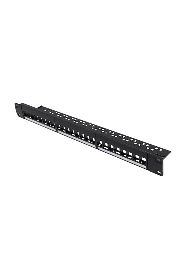 24 Port Cat5e Cat6 Patch Panel Boş - 7