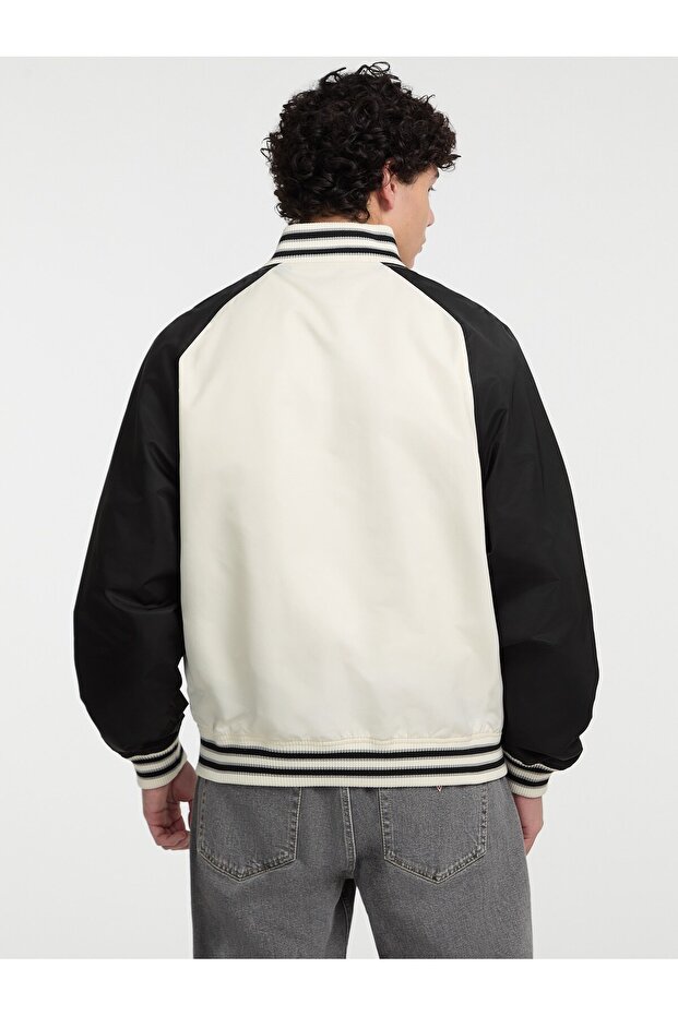 Jeans Raglan Erkek Bomber Ceket - 5