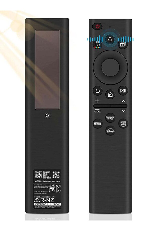 Universal Rechargeable Remote Control with Shortcut Buttons for Samsung 4K Ultra HD TVs