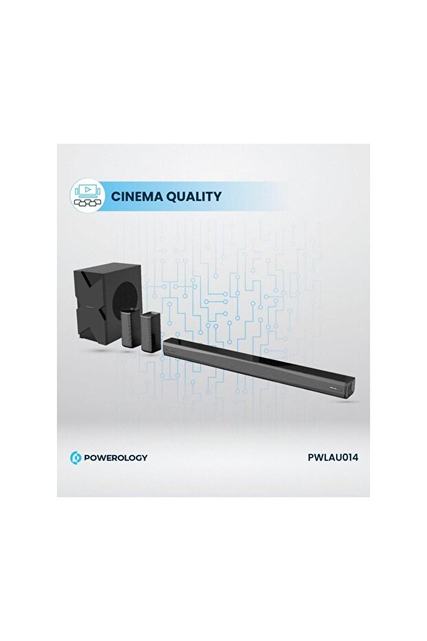 5.1CH Home Theater System 370W with Dolby Audio, Bluetooth 5.3 & ARC