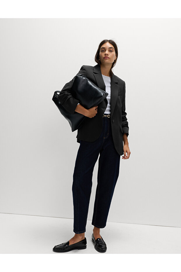 Tek Düğmeli Blazer - 3