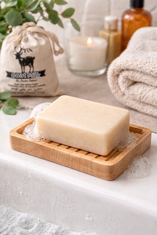 Natural Handmade Goat Milk Soap | Moisturizing, Skin-Friendly, Herbal, Additive-Free Bath Soap