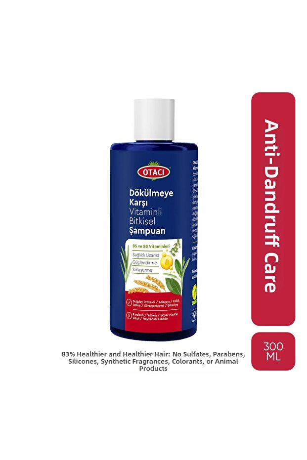 Anti-Hair Loss Vitamin Herbal Shampoo 300ml
