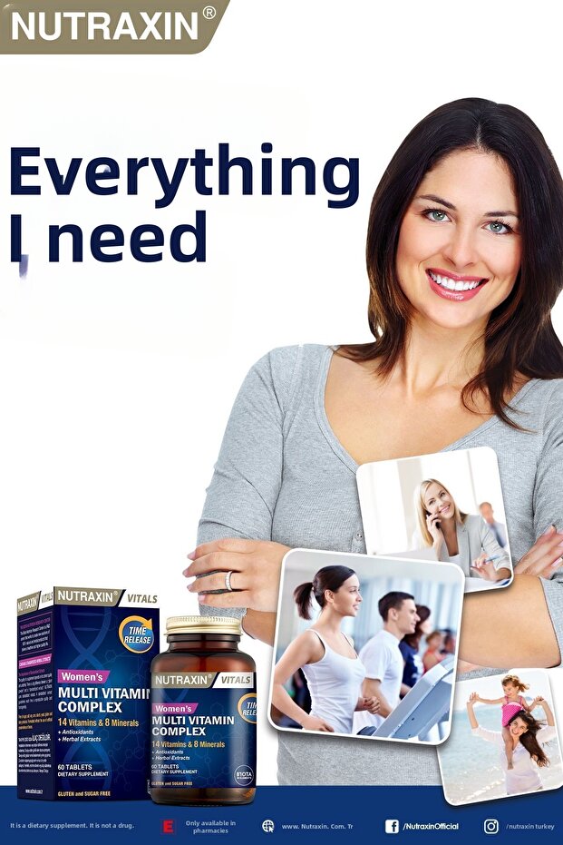 مكمل غذائي متعدد الفيتامينات للنساء 60 قرص قطعتين - 6