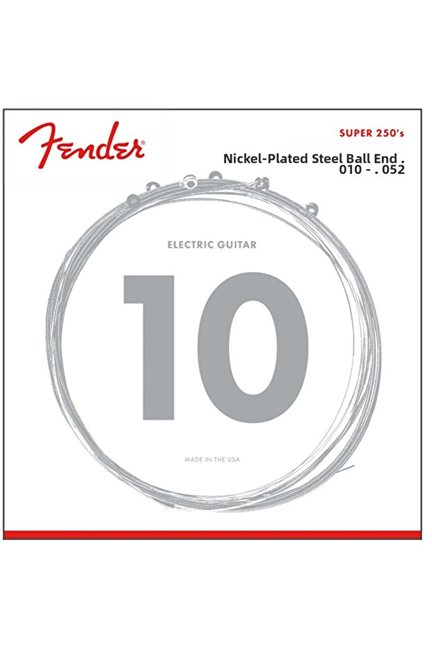 0730250407 Super 250 Nickel Plated Steel Electric Guitar Strings (10-52) | 250Rh Regular/Heavy Se (250Rh Regular/Heavy Se)