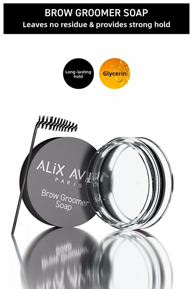 Permanent Moisturizing Defining Styling & Fixing Eyebrow Wax - Brow Groomer Soap 01