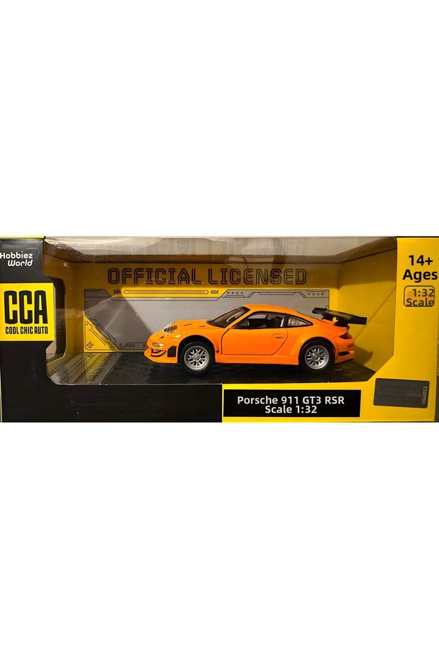 Cca Cool Chic Auto Porsche 911 Gt3 Rsr Diecast Model Car, Orange, 1:32 Scale