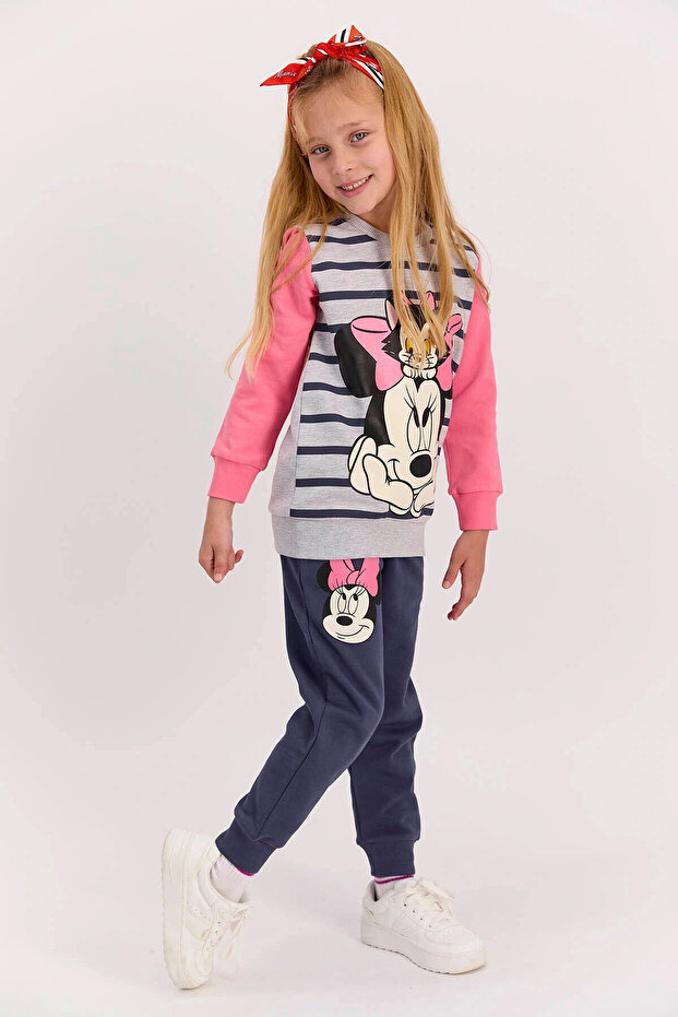 Candy Pink Licensed Tracksuit Set for Girls