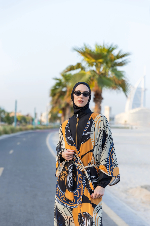 ملابس السباحة الحجاب منقوشة