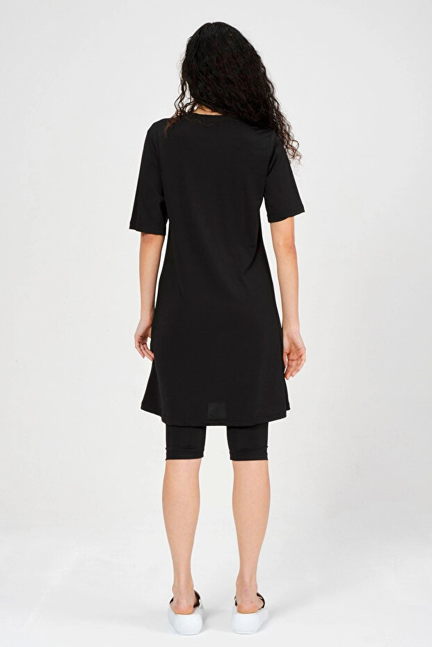 ملابس السباحة الأساسية قصيرة الأكمام - 5