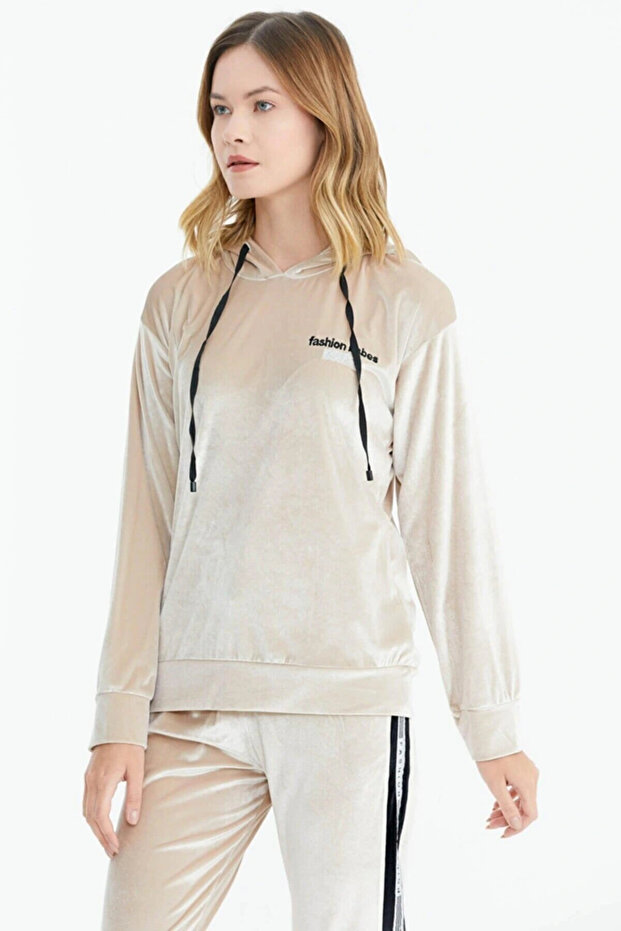 Kadın Kadife Eşofman Tk 74898 - 3