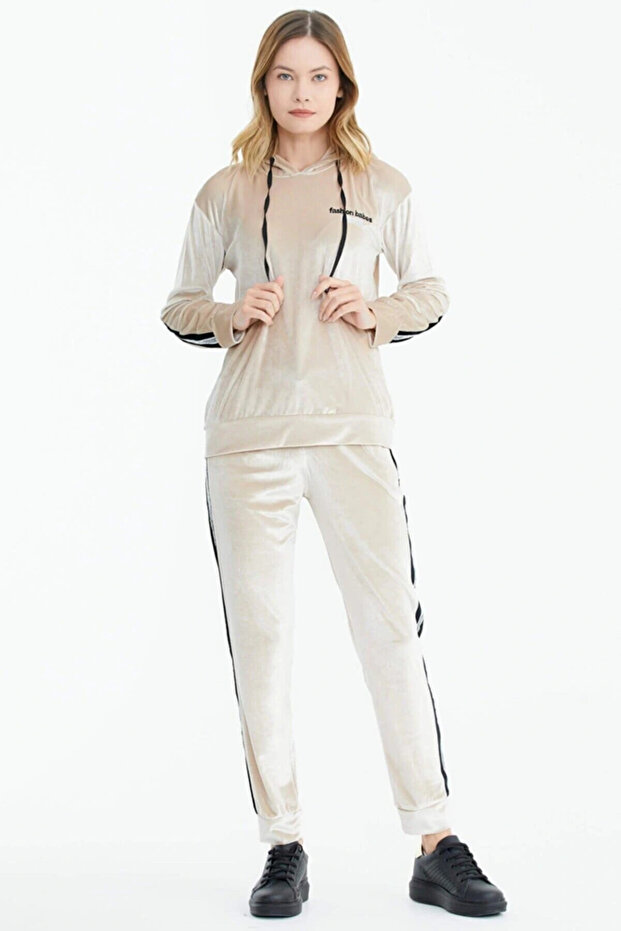 Kadın Kadife Eşofman Tk 74898 - 2