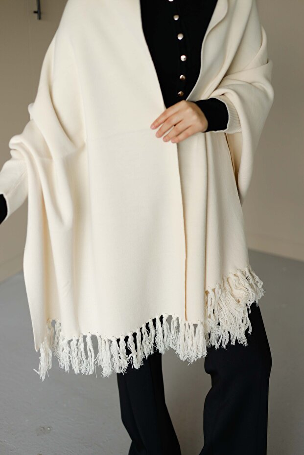 Triko Şal Panço - 8