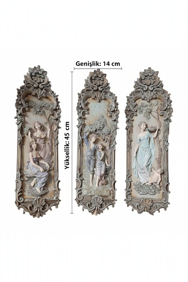 Dekoratif 3'lü pano - 2