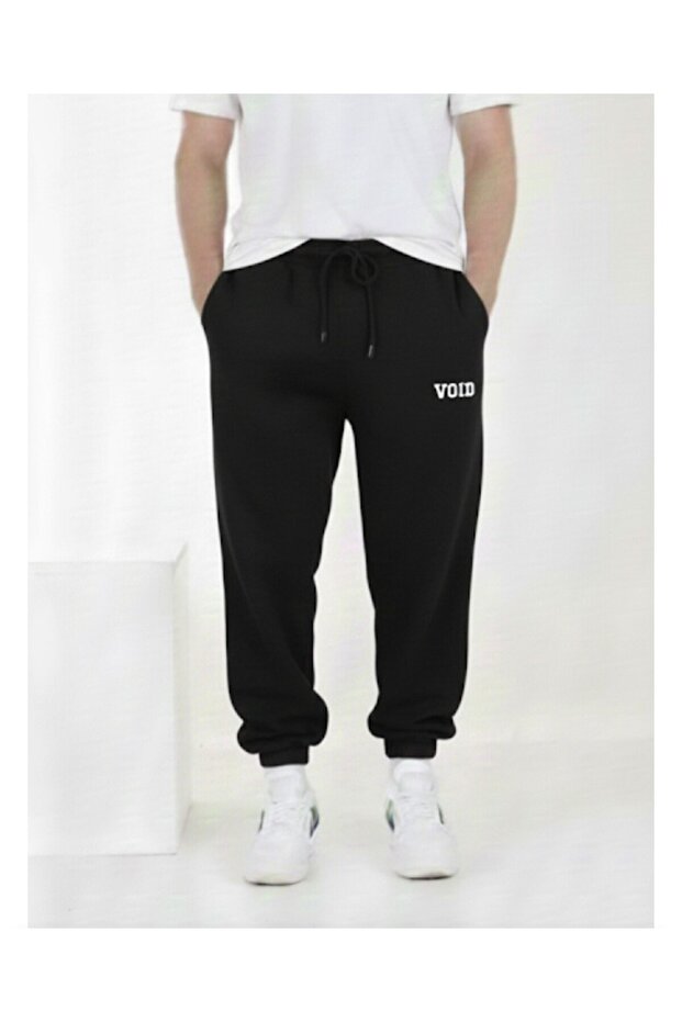 Siyah Void Eşofman Altı - 1