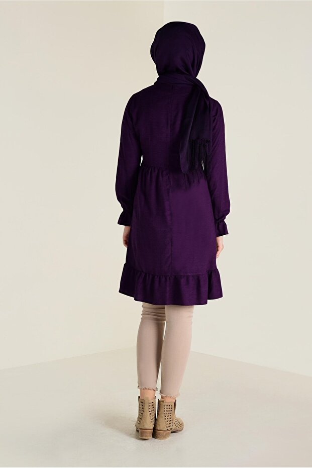 Embroidered Buttoned Tunic 4665 - 3