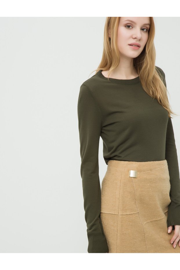 Women's Green Sweater 6YAK92987HT