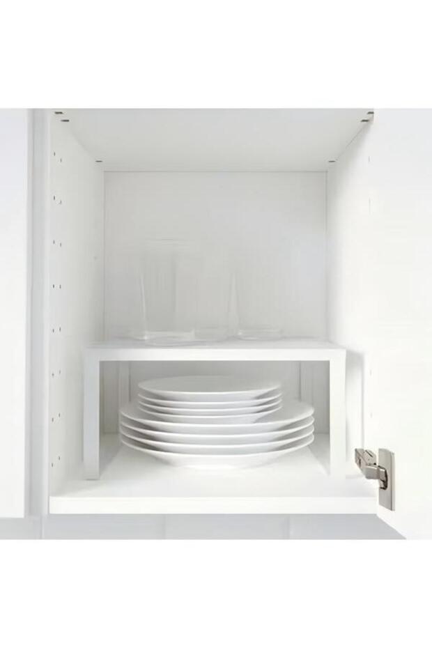 منظم رفوف المطبخ العامة القابلة للتكديس - 4