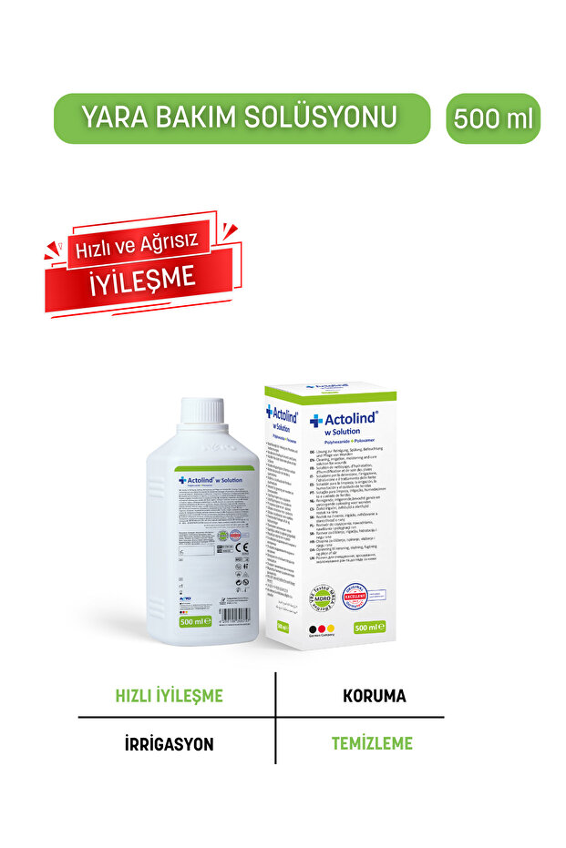 W Solutıon 500 ml - Yara Iyileştirme Solüsyonu - 1