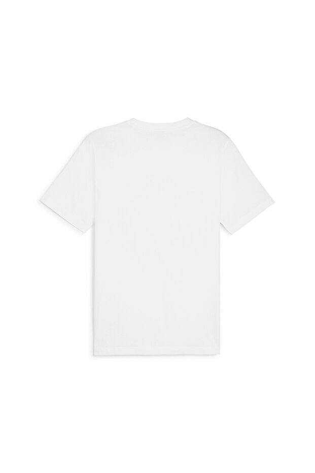 تي شيرت رجالي كلاسيكي بشعار صغير - أبيض - 2