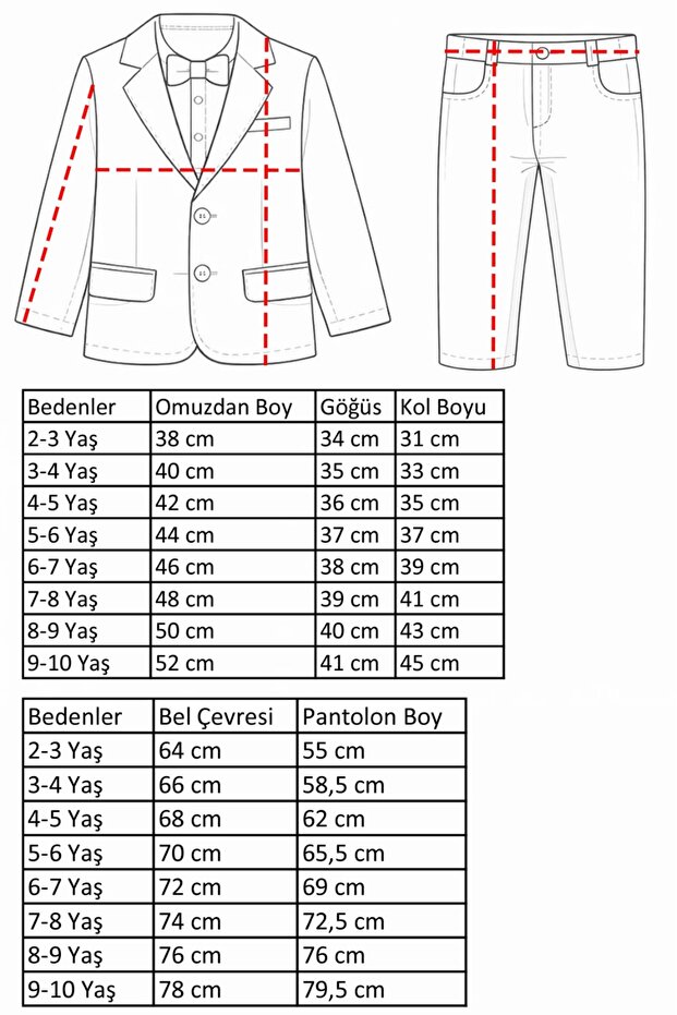 Boy's Jacket Suit - 4